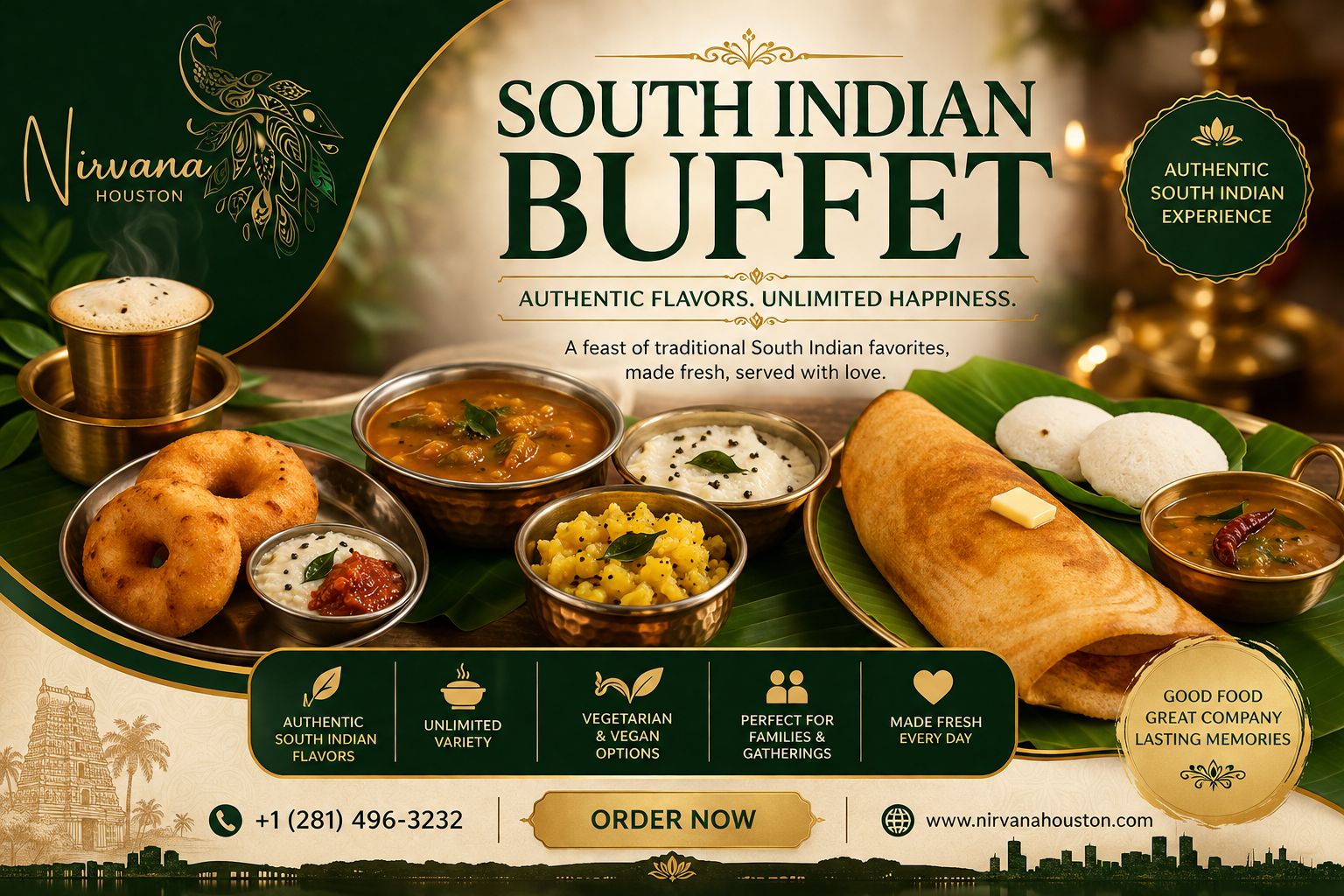 South Indian Buffet Restaurants
